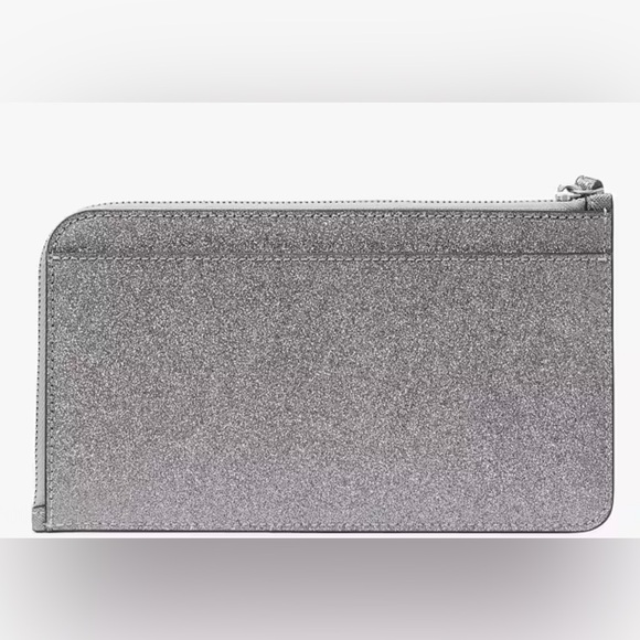 Kate Spade Lucy Glitter Medium L- Zip Wristlet in Candied Flowers - Picture 2 of 4